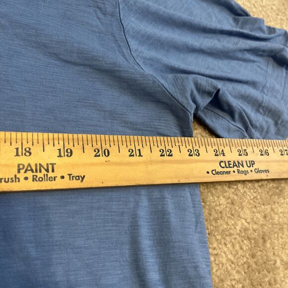 PETER MILLAR Crown Crafted Men's Polo Shirt Short Sleeves Cotton Blue Size XL - Picture 8 of 11